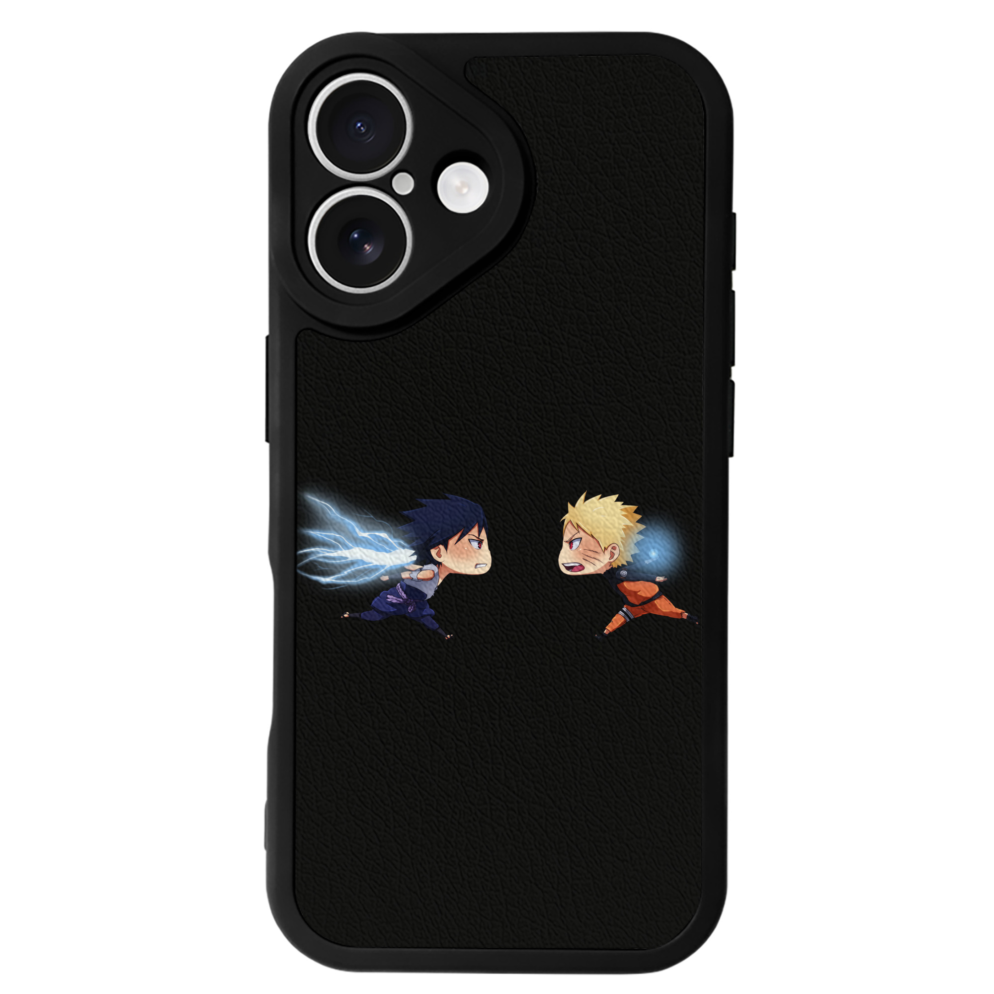 （画像用） NARUTO -ナルト- うずまき ナルト Uzumaki Naruto 【iPhone 16シリーズ対応】シリコンスマホケース（レザー調） 材質：シリコン